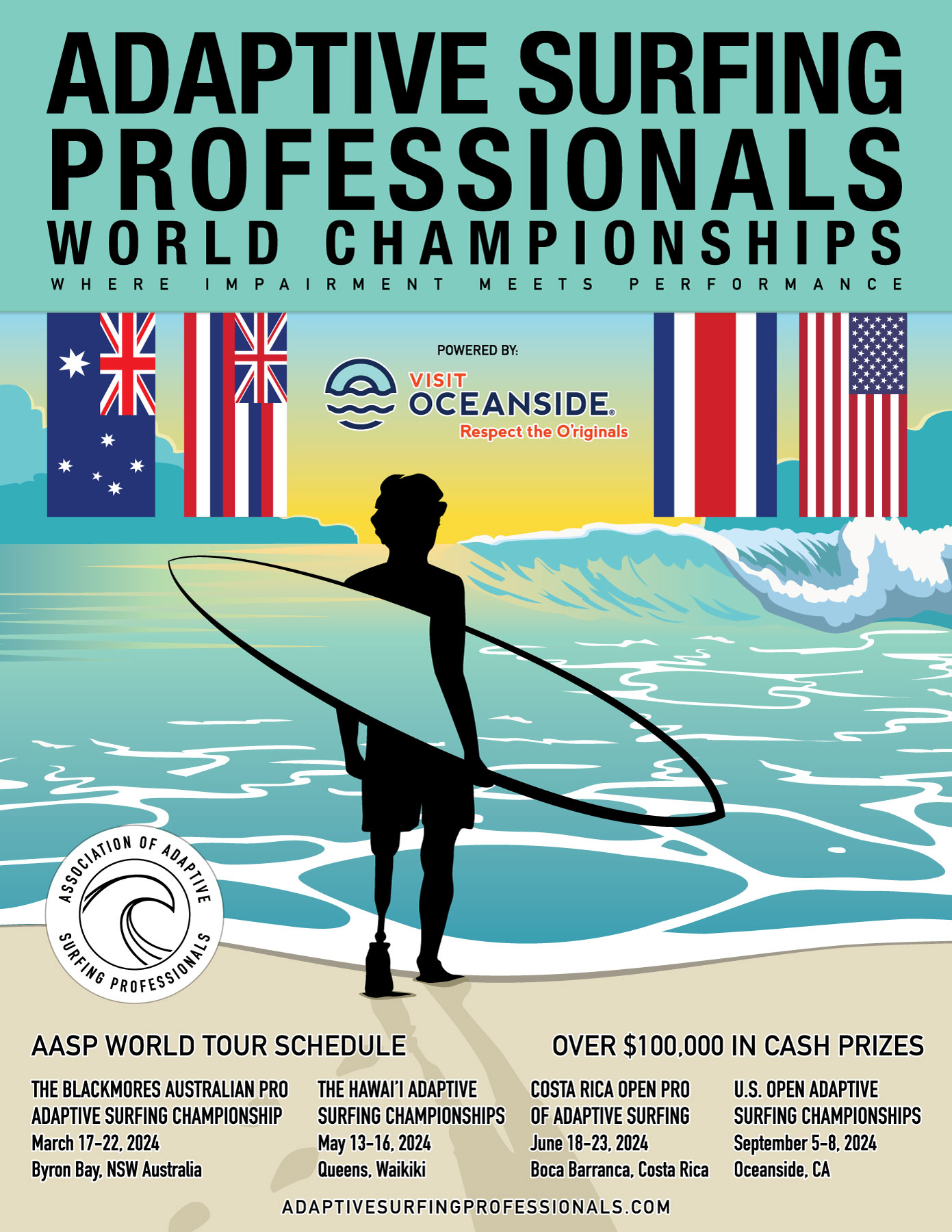 adaptive surfing professionals world championship tour